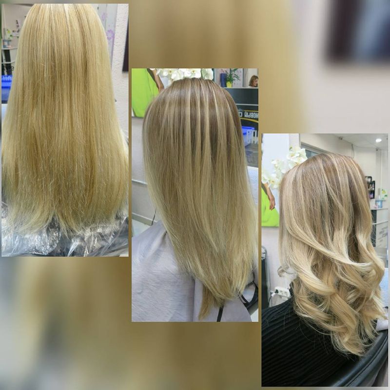 модное окрашивание