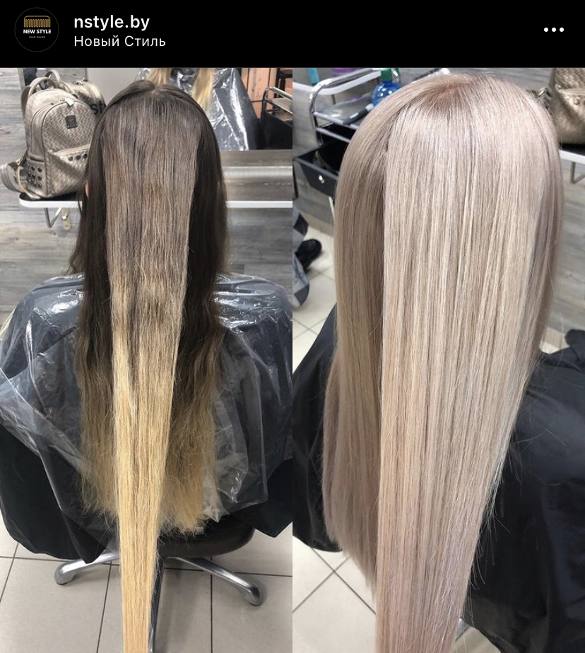 модное окрашивание